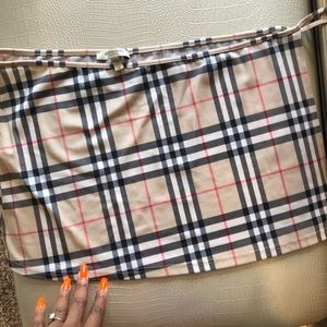 Burberry swim cover skirt